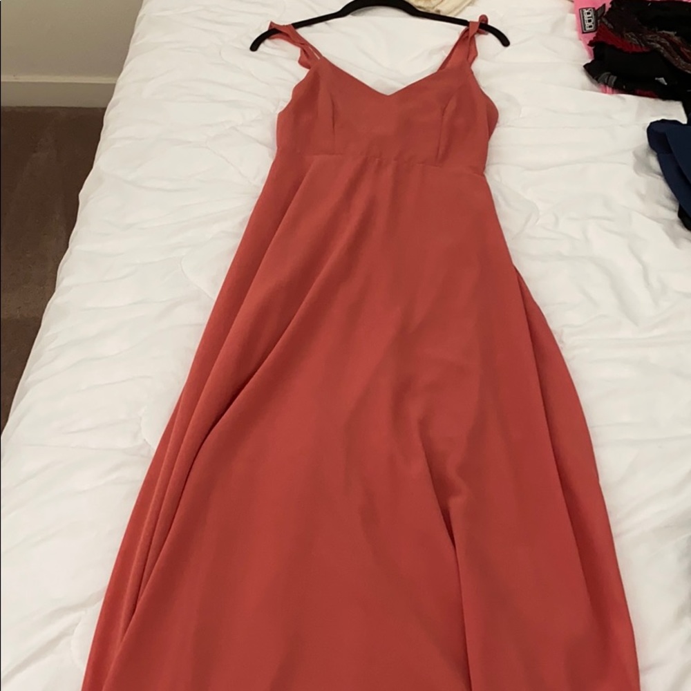 Lulus maxi dress (worn only once for couple hours) - Picture 5 of 7
